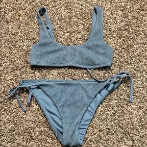 Hollister Slate Textured Bikini